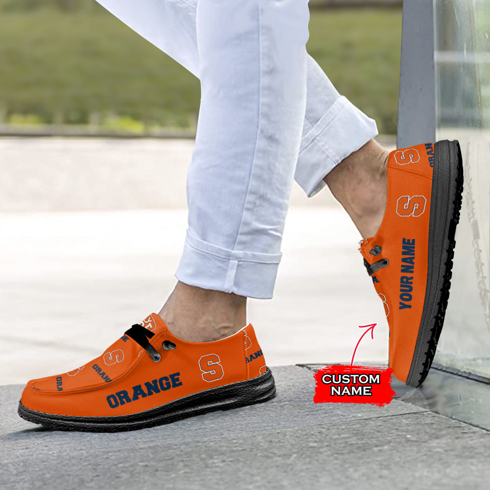 Syracuse Orange personalisierte H-D Sportschuhe – individuelles Namensdesign