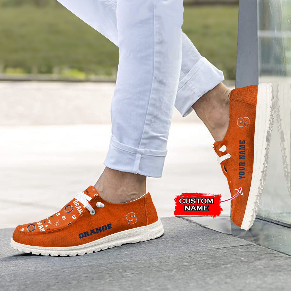 Syracuse Orange personalisierte H-D Sportschuhe – individuelles Namensdesign