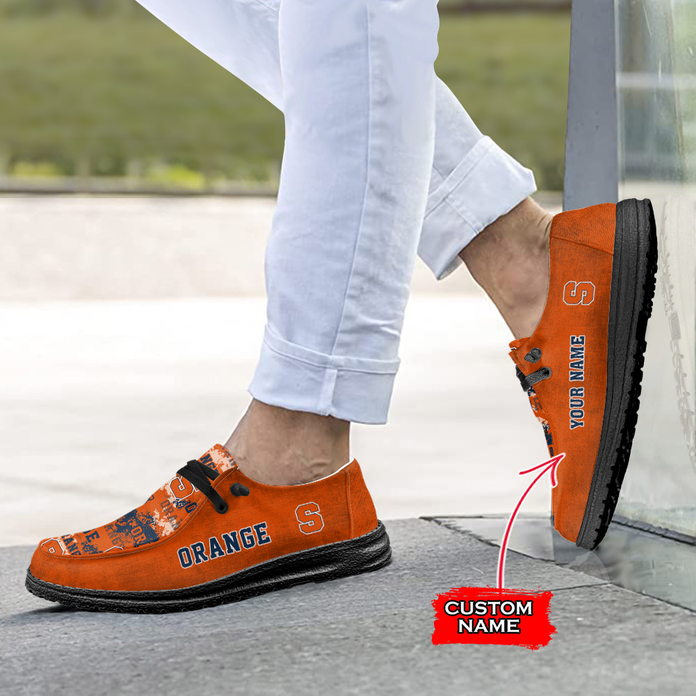Syracuse Orange personalisierte H-D Sportschuhe – individuelles Namensdesign