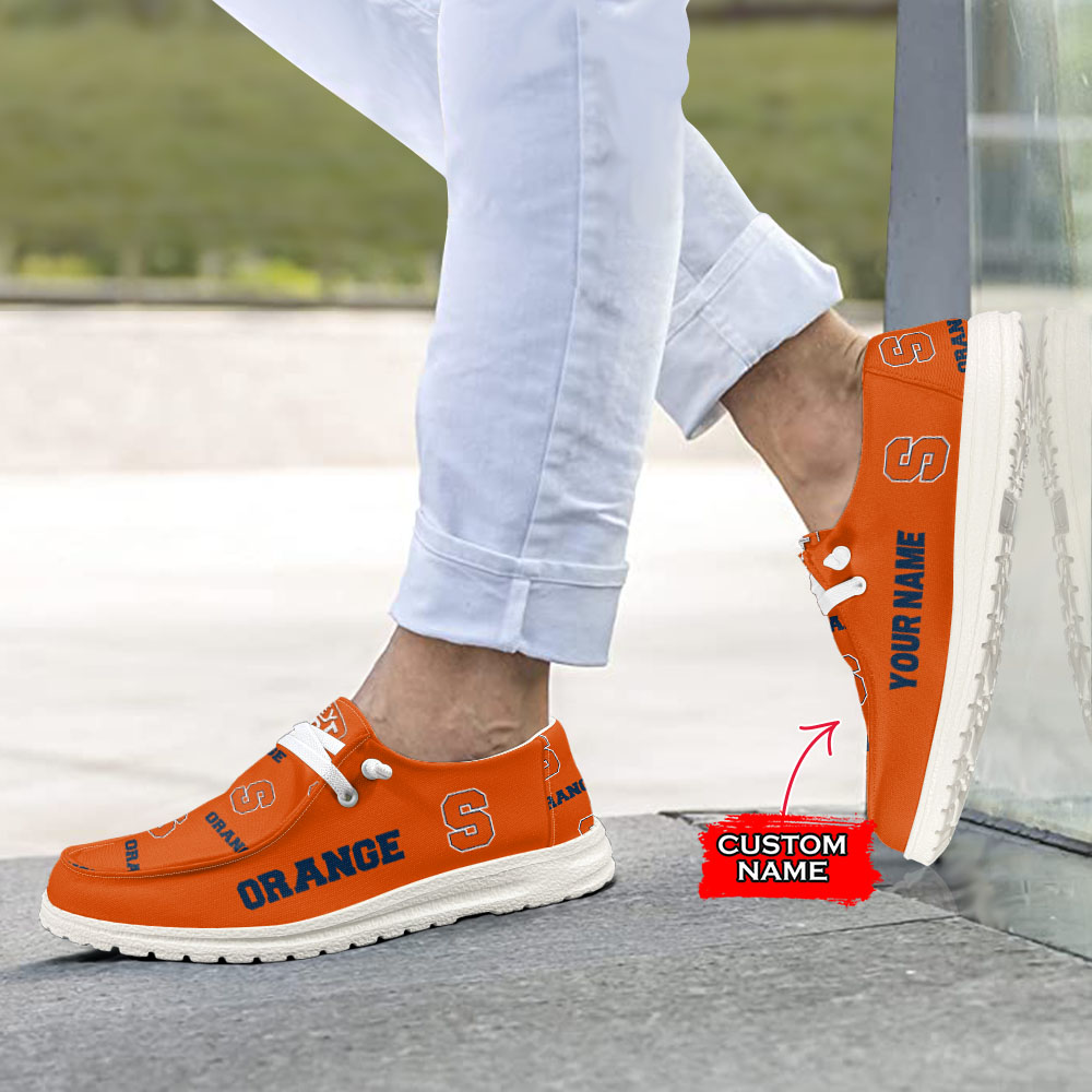 Syracuse Orange personalisierte H-D Sportschuhe – individuelles Namensdesign