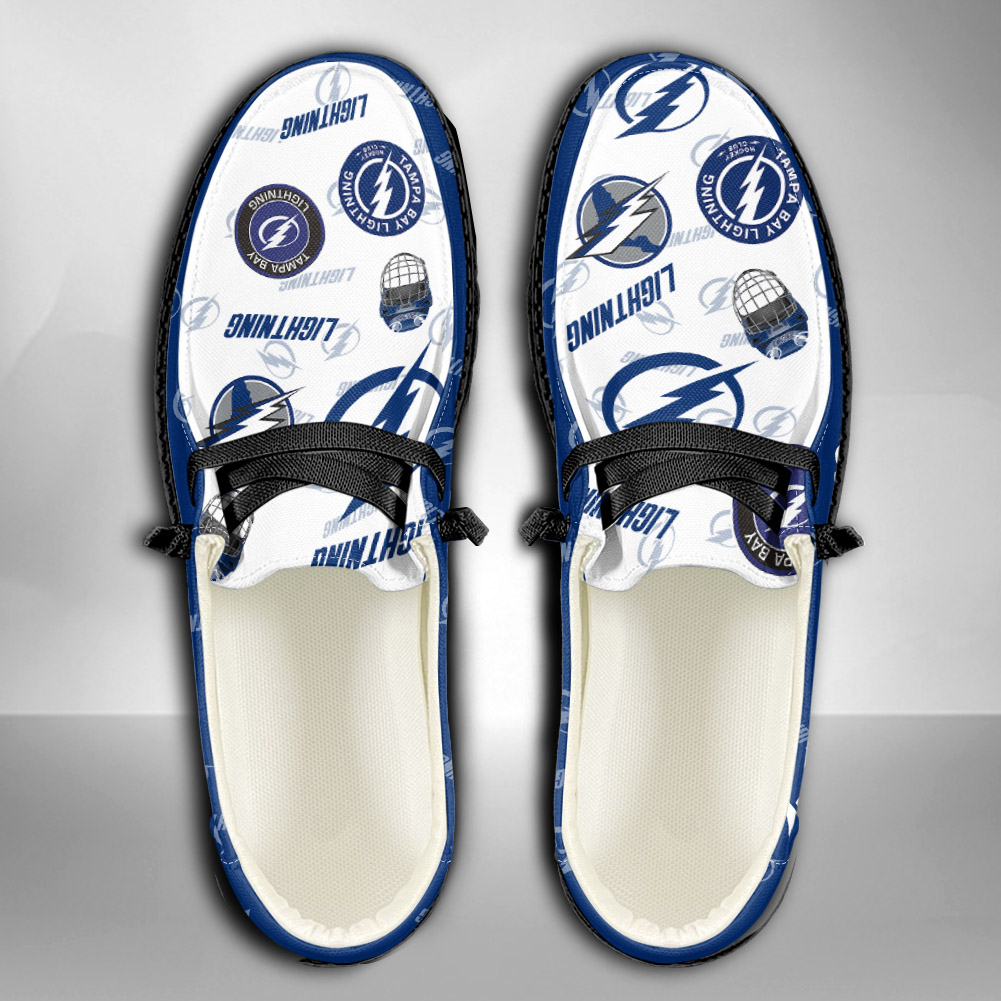 Tampa Bay Lightning H-D Shoes Wally Herren-Slipper zum Schnüren für Männer und Frauen