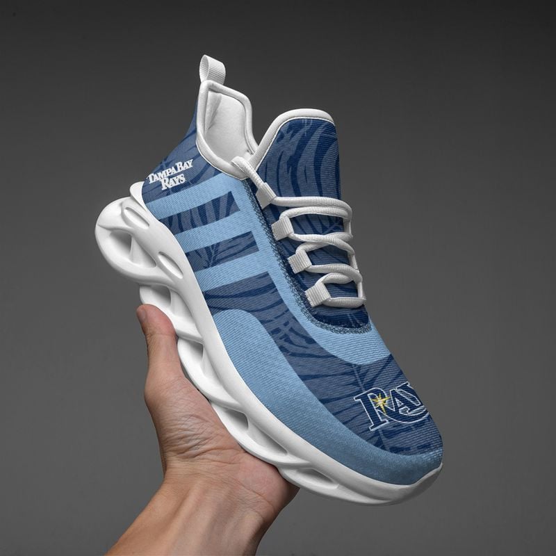 Tampa Bay Rays Blatt- und Streifenmuster MAX SHOES für Herren und Damen NLA61259