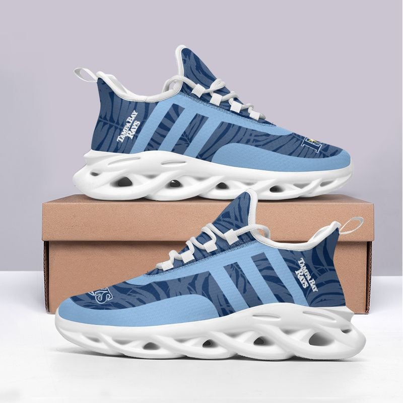 Tampa Bay Rays Blatt- und Streifenmuster MAX SHOES für Herren und Damen NLA61259