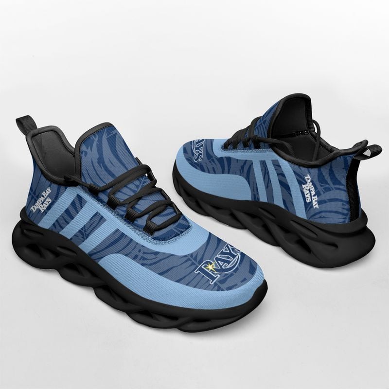 Tampa Bay Rays Blatt- und Streifenmuster MAX SHOES für Herren und Damen NLA61259