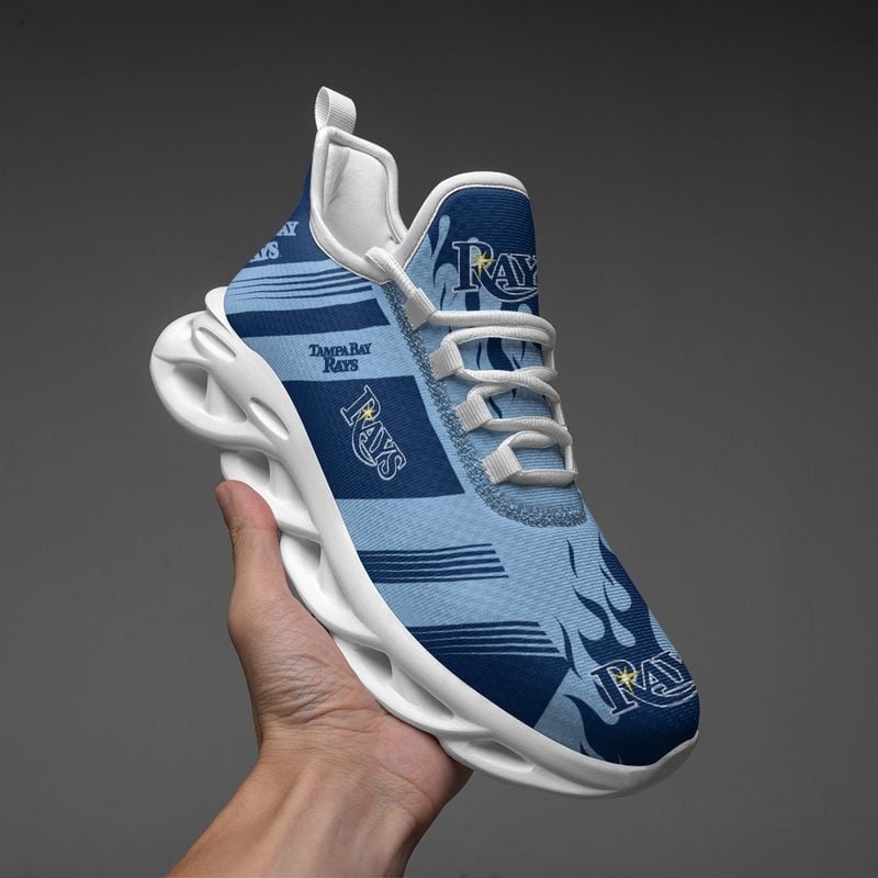 Tampa Bay Rays Streifen- und Feuermuster MAX SHOES NEW019659