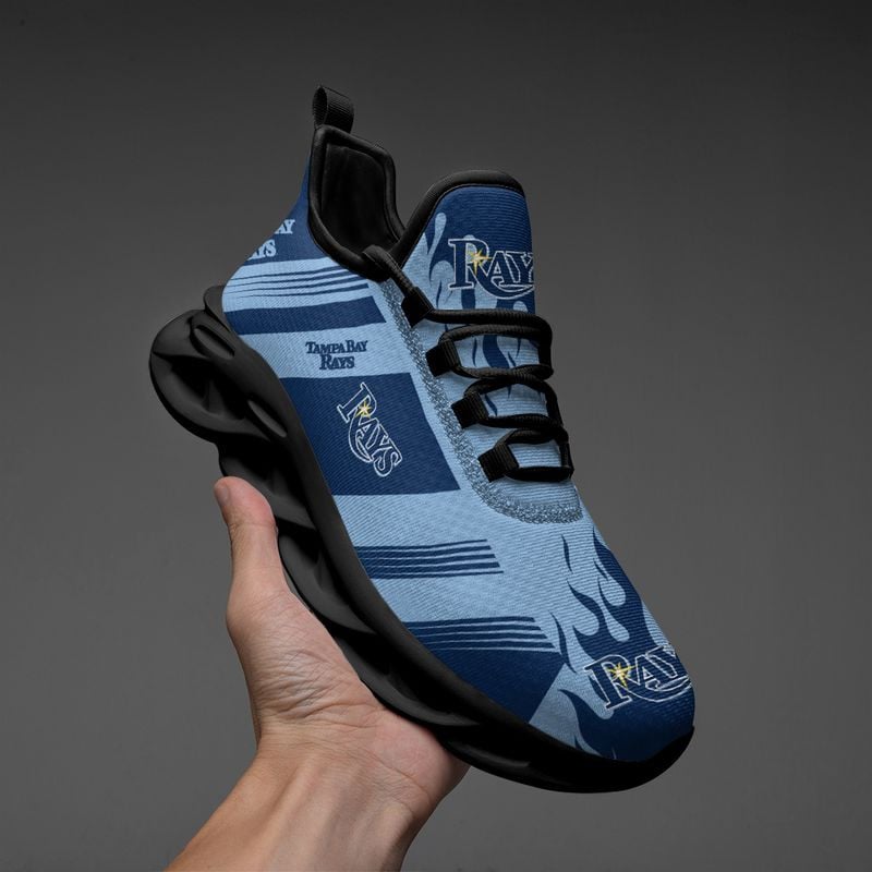 Tampa Bay Rays Streifen- und Feuermuster MAX SHOES NEW019659