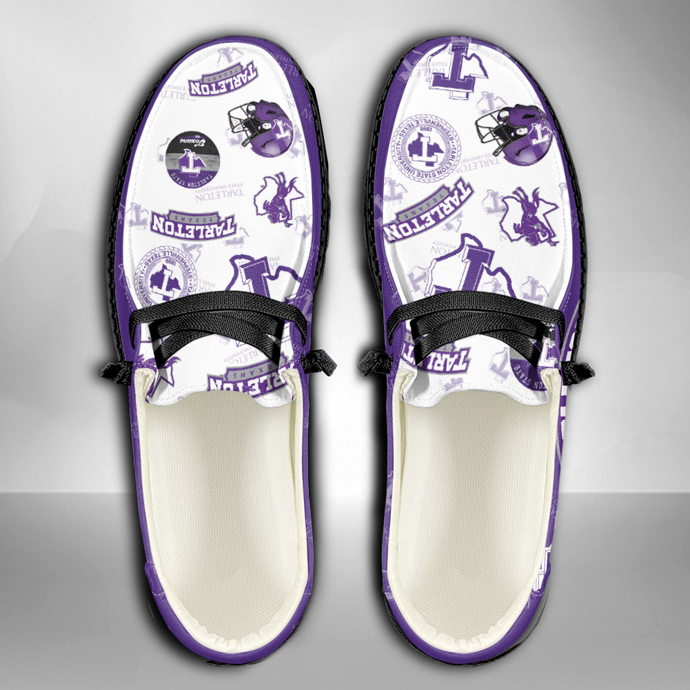 Tarleton State University personalisierte H-D-Sportschuhe – individuelles Namensdesign