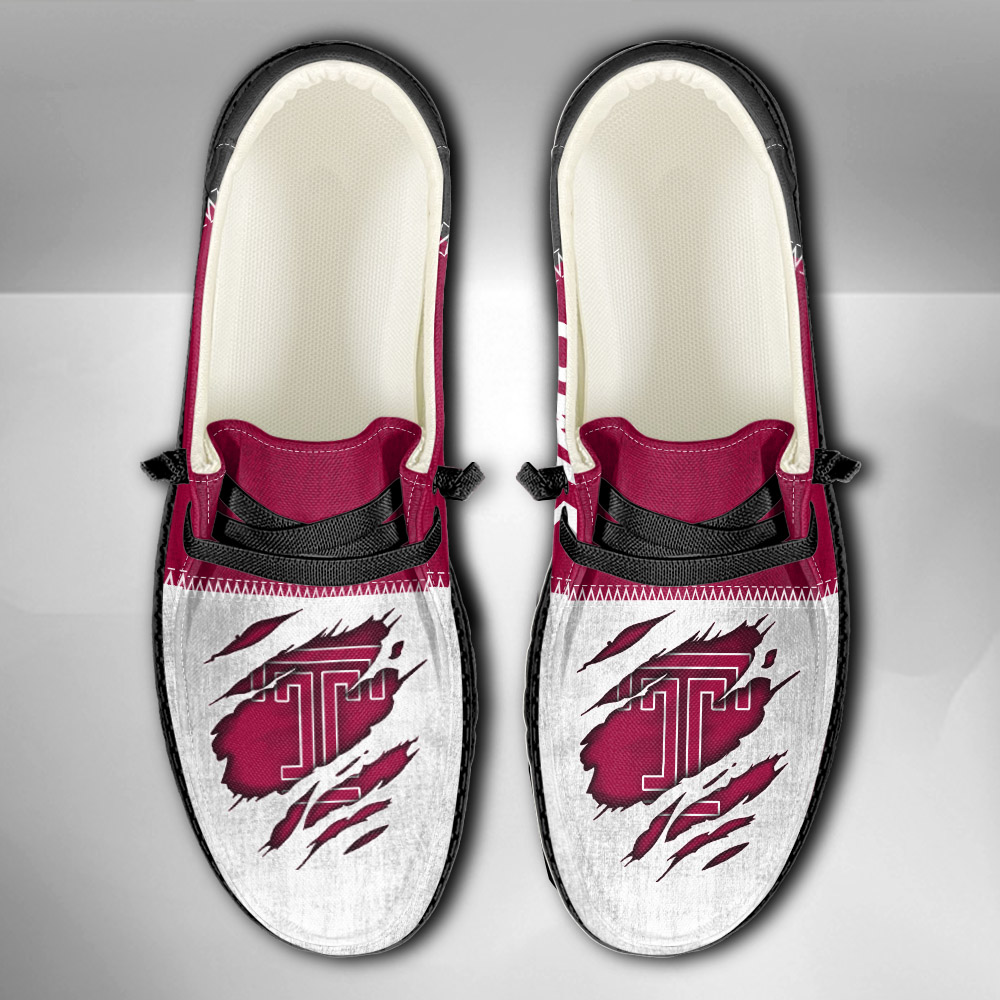 Temple Owls H-D Shoes Wally Herren-Slipper zum Schnüren für Männer und Frauen