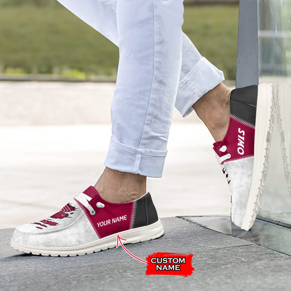 Temple Owls H-D Shoes Wally Herren-Slipper zum Schnüren für Männer und Frauen