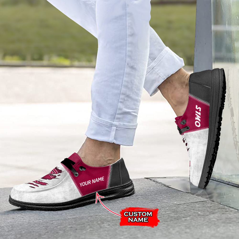 Temple Owls H-D Shoes Wally Herren-Slipper zum Schnüren für Männer und Frauen