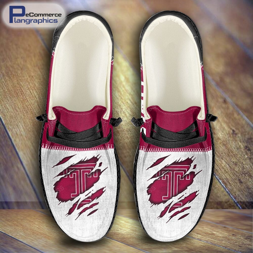 Temple Owls Individuelle Namens-H-D-Schuhe