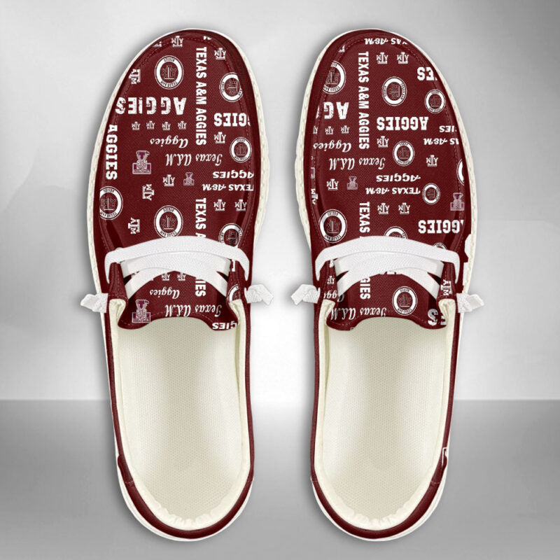 Texas A und M Aggies personalisierte H-D-Sportschuhe – individuelles Namensdesign