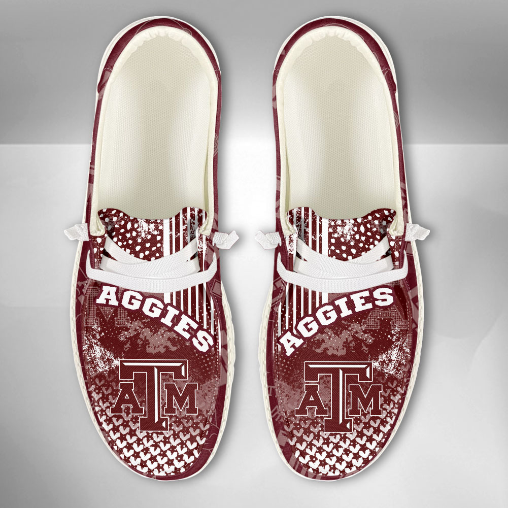 Texas A&M Aggies H-D Shoes Wally Herren-Schnür-Loafer für Damen und Herren