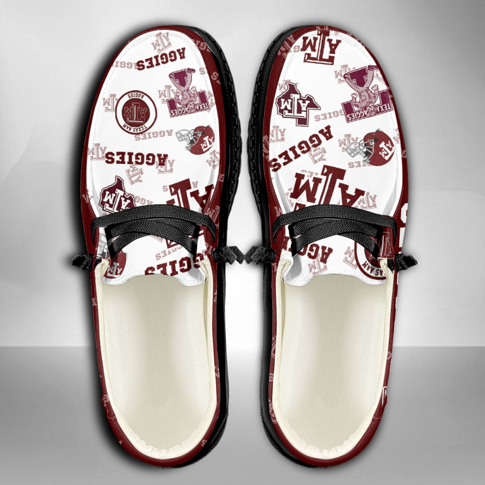 Texas A&M Aggies H-D Shoes Wally Herren-Schnür-Loafer für Damen und Herren