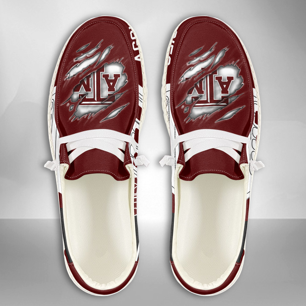 Texas A&M Aggies H-D Shoes Wally Herren-Schnür-Loafer für Damen und Herren