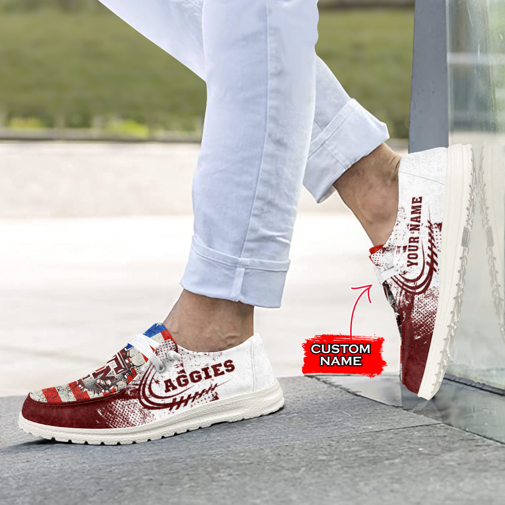 Texas A&M Aggies H-D Shoes Wally Herren-Schnür-Loafer für Damen und Herren