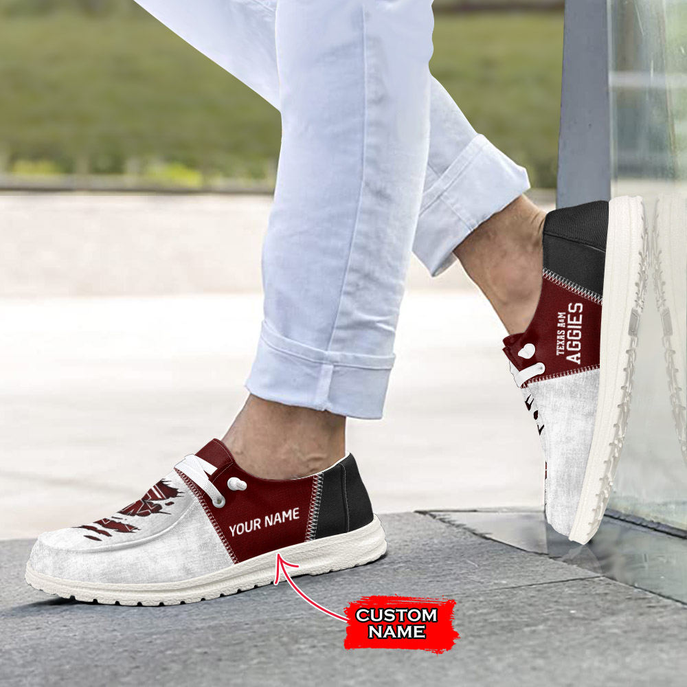 Texas A&M Aggies H-D Shoes Wally Herren-Schnür-Loafer für Damen und Herren