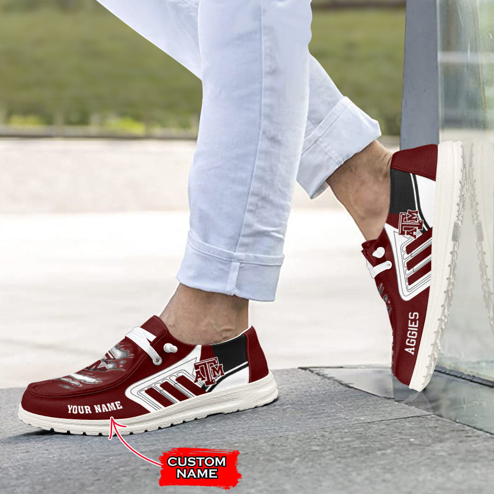 Texas A&M Aggies H-D Shoes Wally Herren-Schnür-Loafer für Damen und Herren