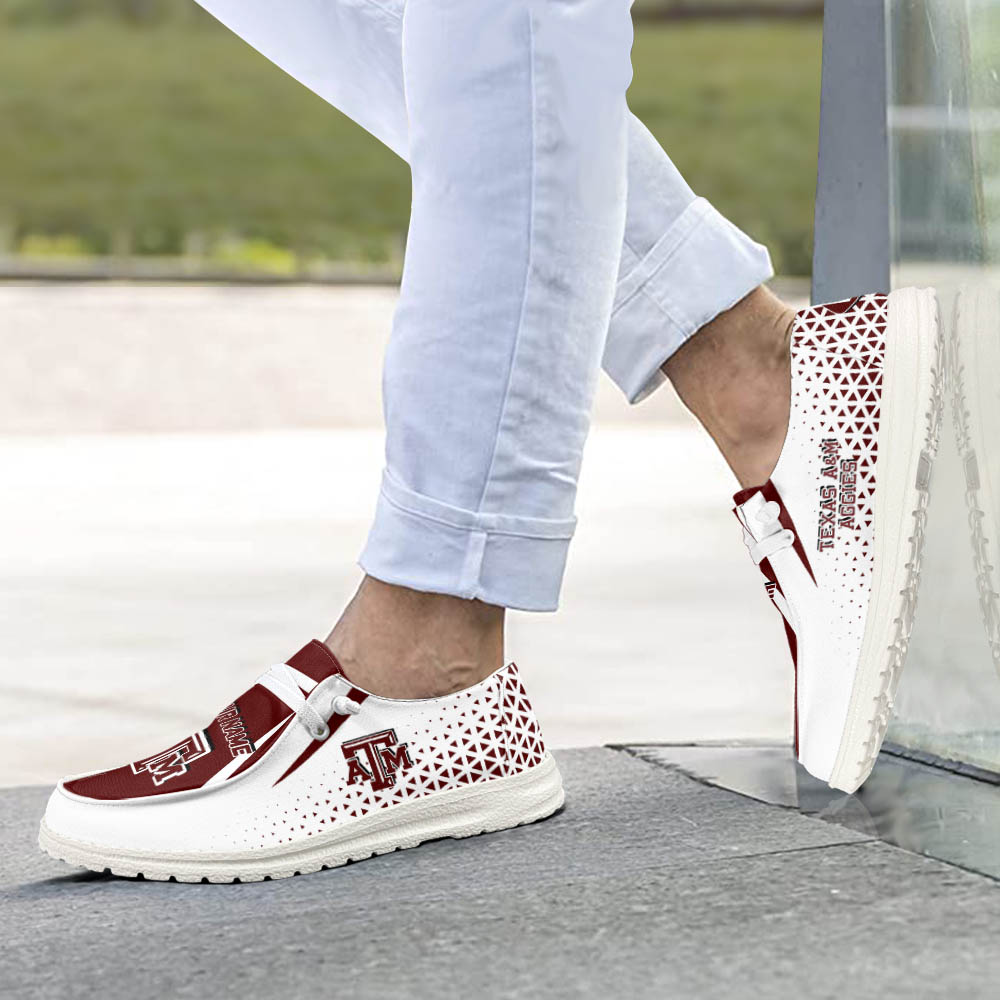 Texas A&M Aggies personalisierte H-D-Sportschuhe – individuelles Namensdesign
