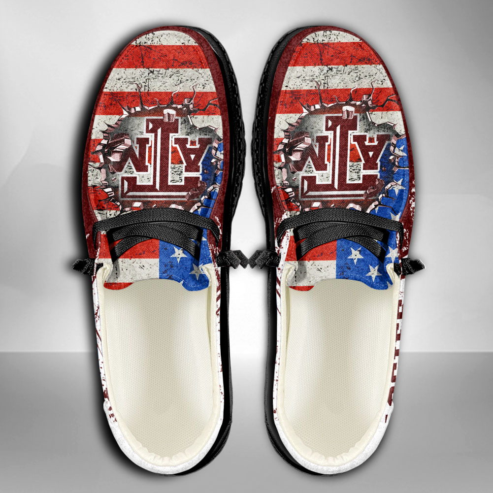Texas A&M Aggies personalisierte H-D-Sportschuhe – individuelles Namensdesign