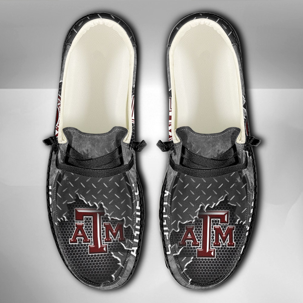 Texas A&M Aggies personalisierte H-D-Sportschuhe – individuelles Namensdesign