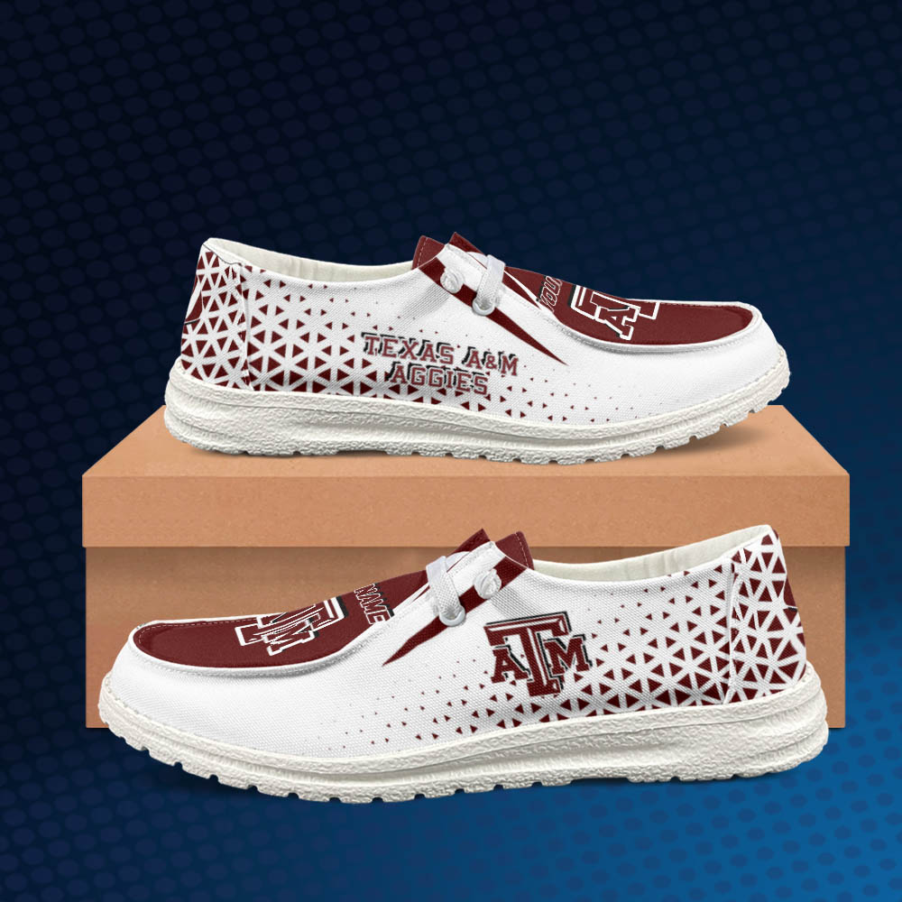 Texas A&M Aggies personalisierte H-D-Sportschuhe – individuelles Namensdesign