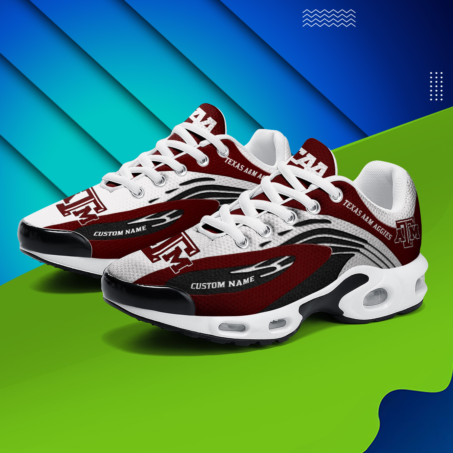 Texas A&M Aggies TN Schuhe Sneakers für Männer und Frauen