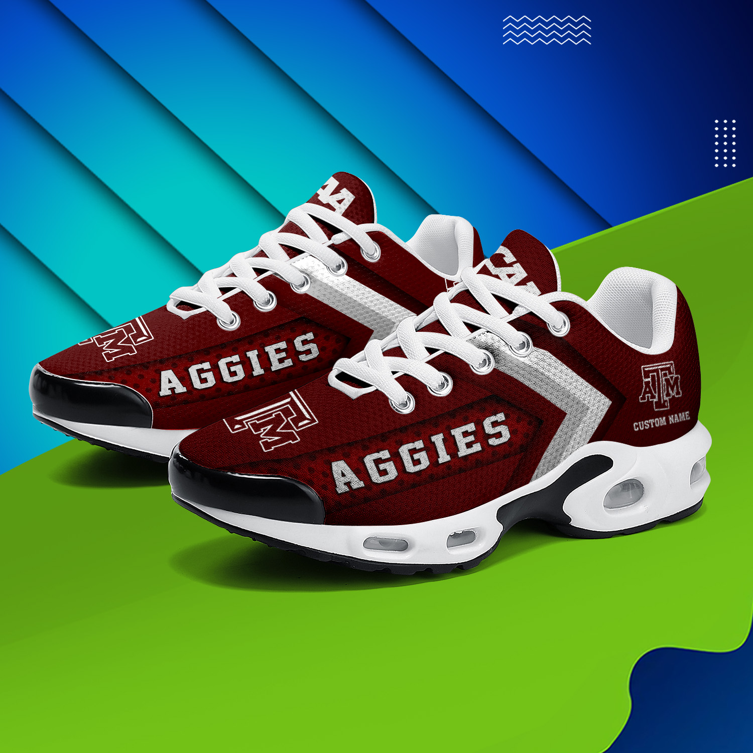 Texas A&M Aggies TN Schuhe Sneakers für Männer und Frauen