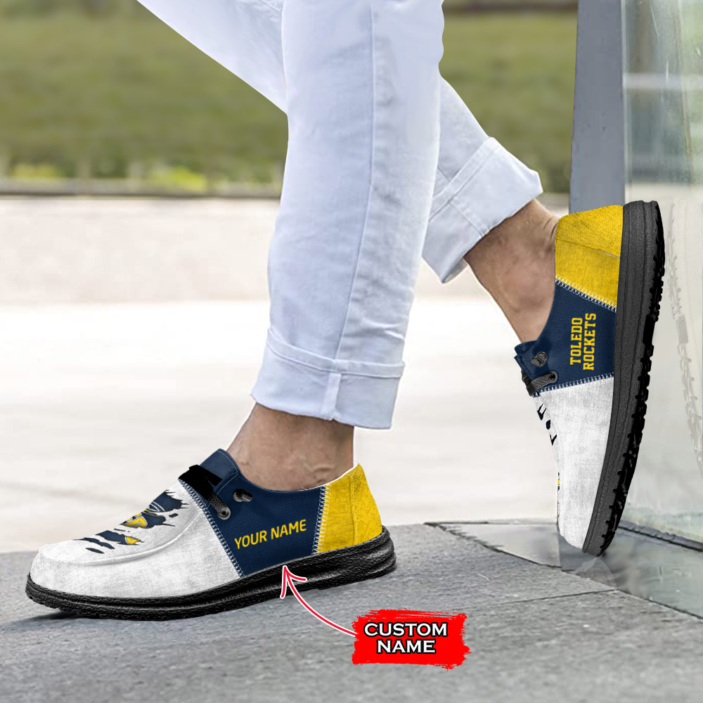 Toledo Rockets H-D Shoes Wally Herren-Slipper zum Schnüren für Männer und Frauen