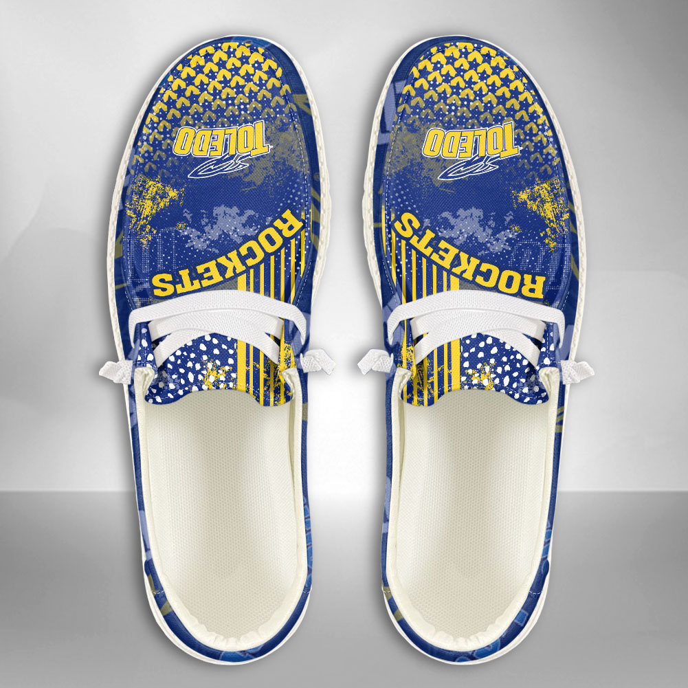 Toledo Rockets H-D Shoes Wally Herren-Slipper zum Schnüren für Männer und Frauen