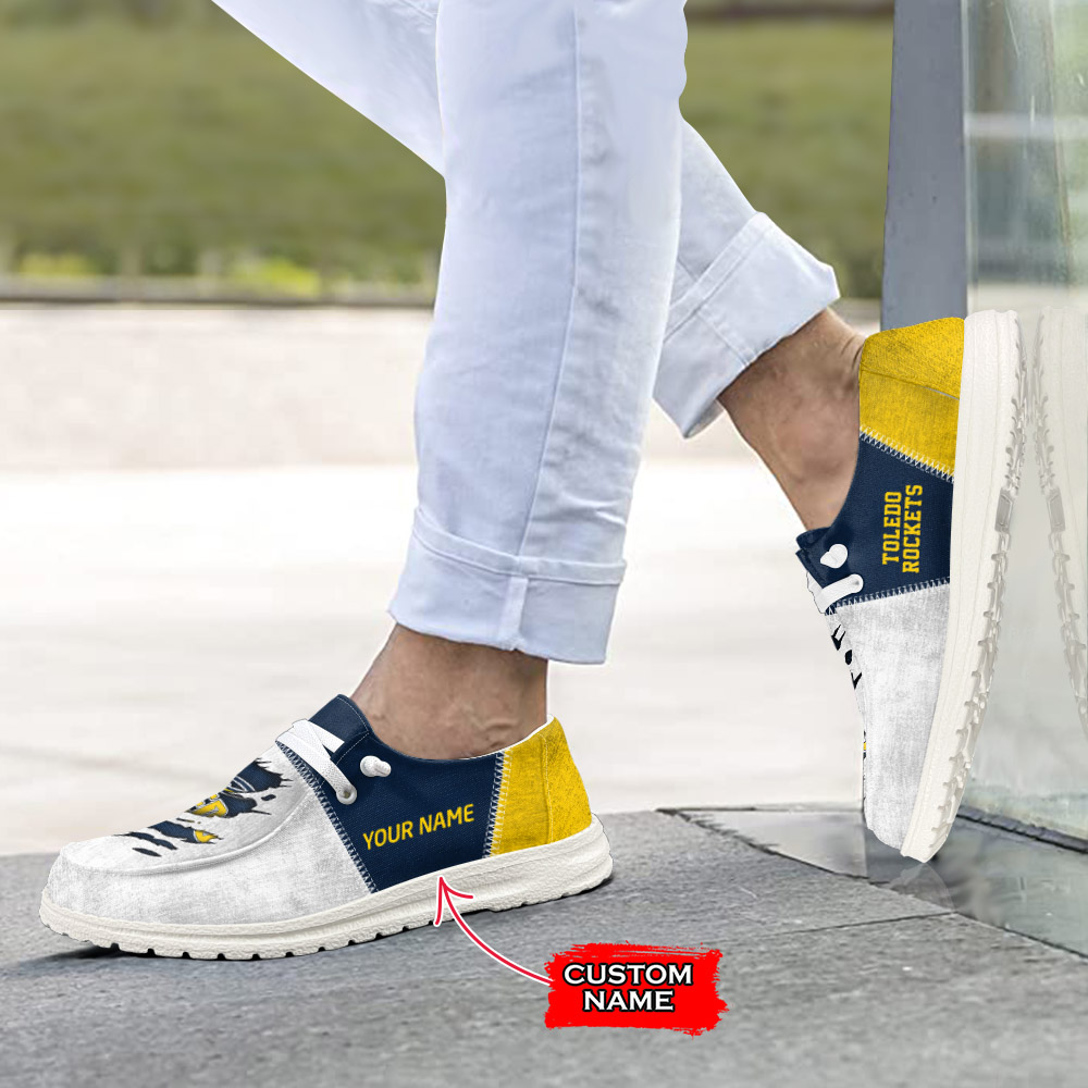 Toledo Rockets H-D Shoes Wally Herren-Slipper zum Schnüren für Männer und Frauen