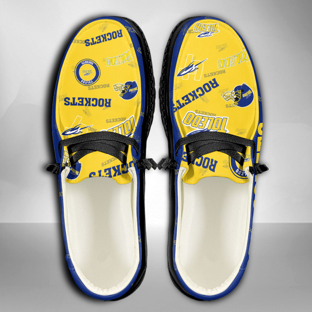 Toledo Rockets H-D Shoes Wally Herren-Slipper zum Schnüren für Männer und Frauen