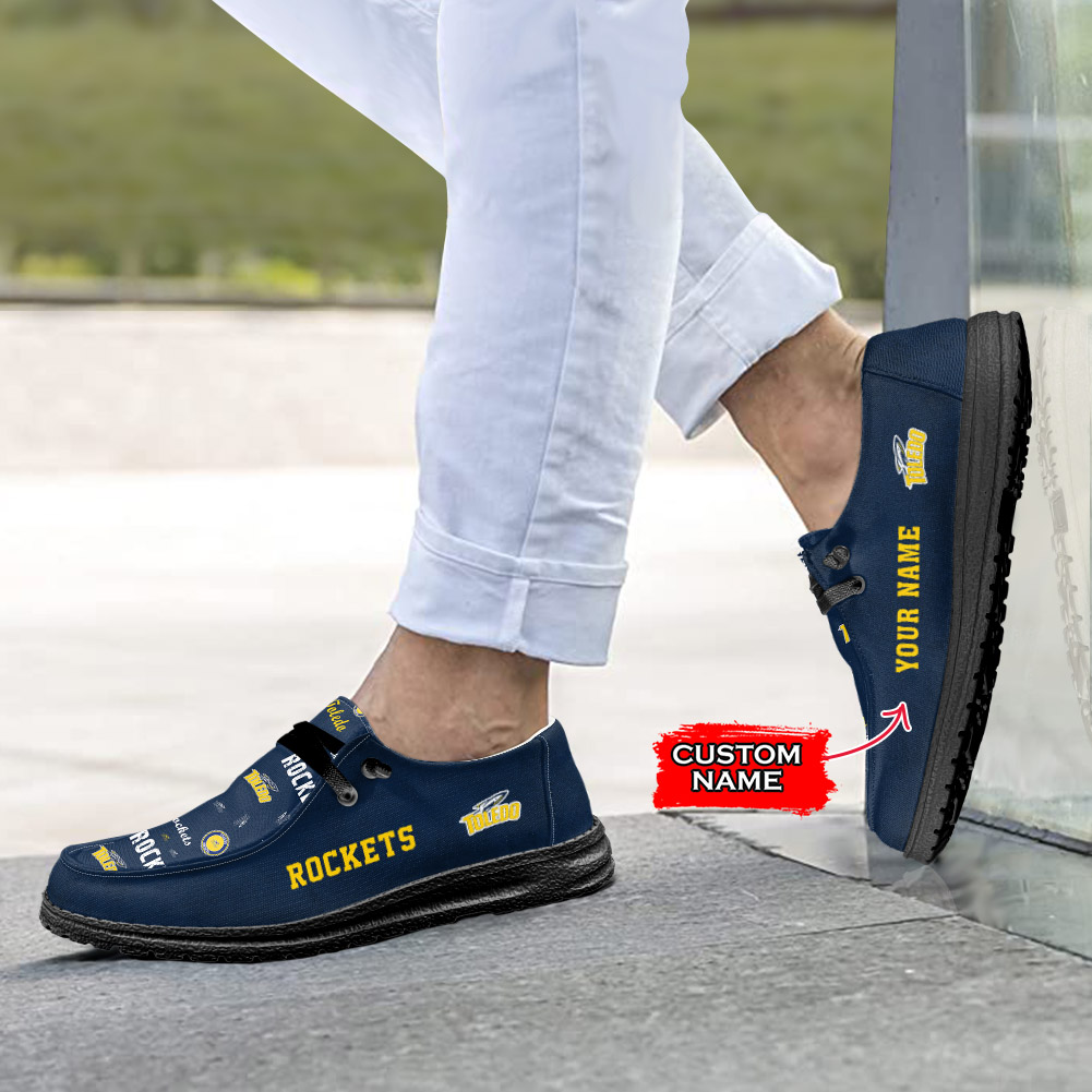 Toledo Rockets personalisierte H-D-Sportschuhe – individuelles Namensdesign
