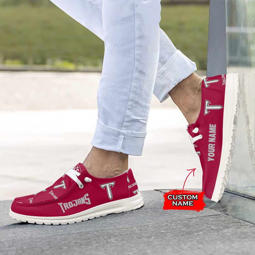 Troy Trojans H-D Shoes Wally Herren-Slipper zum Schnüren für Männer und Frauen