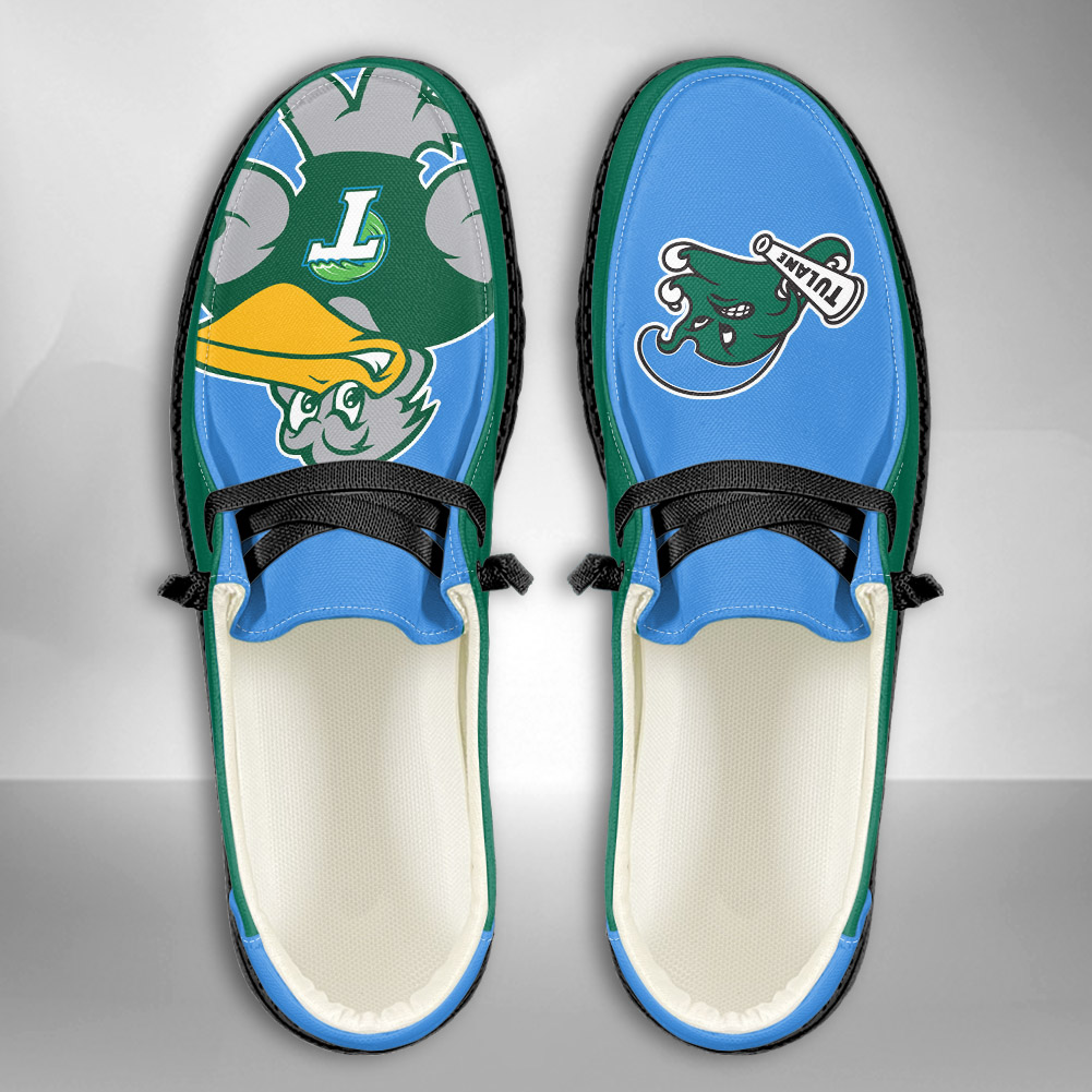 Tulane Green Wave personalisierte H-D-Sportschuhe – individuelles Namensdesign