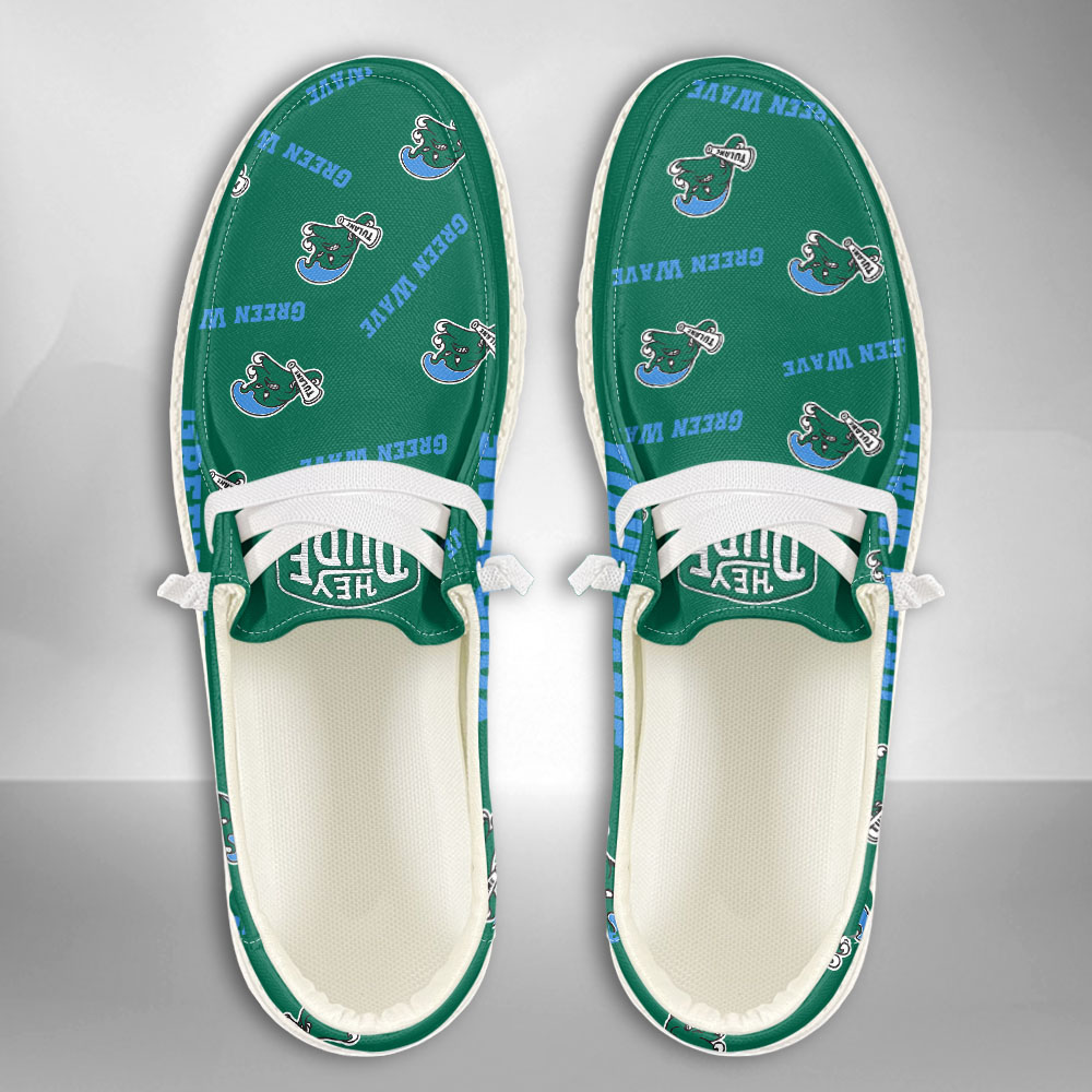 Tulane Green Wave personalisierte H-D-Sportschuhe – individuelles Namensdesign