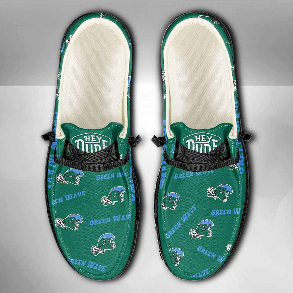 Tulane Green Wave personalisierte H-D-Sportschuhe – individuelles Namensdesign
