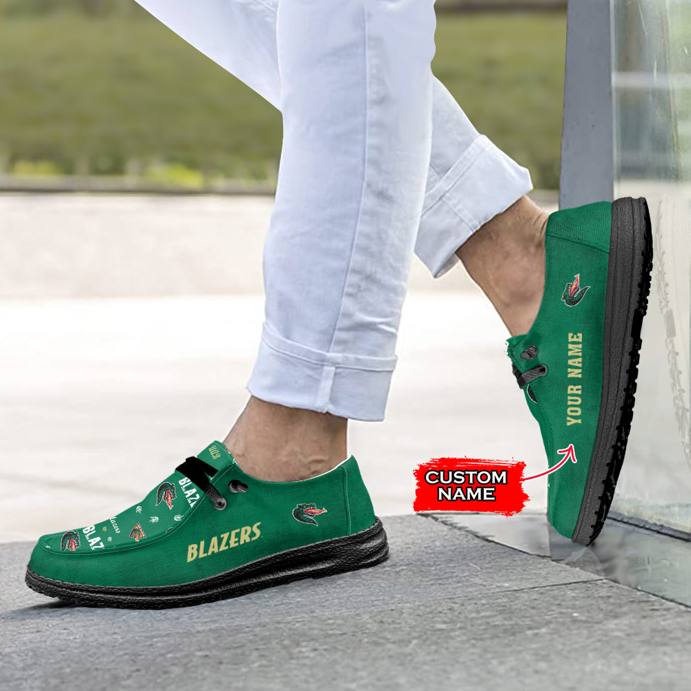 UAB Blazers H-D Shoes Wally Herren-Slipper zum Schnüren für Männer und Frauen