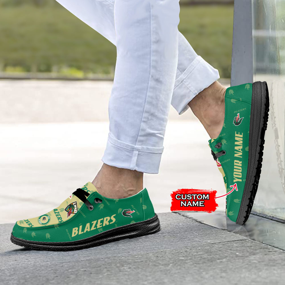 UAB Blazers H-D Shoes Wally Herren-Slipper zum Schnüren für Männer und Frauen