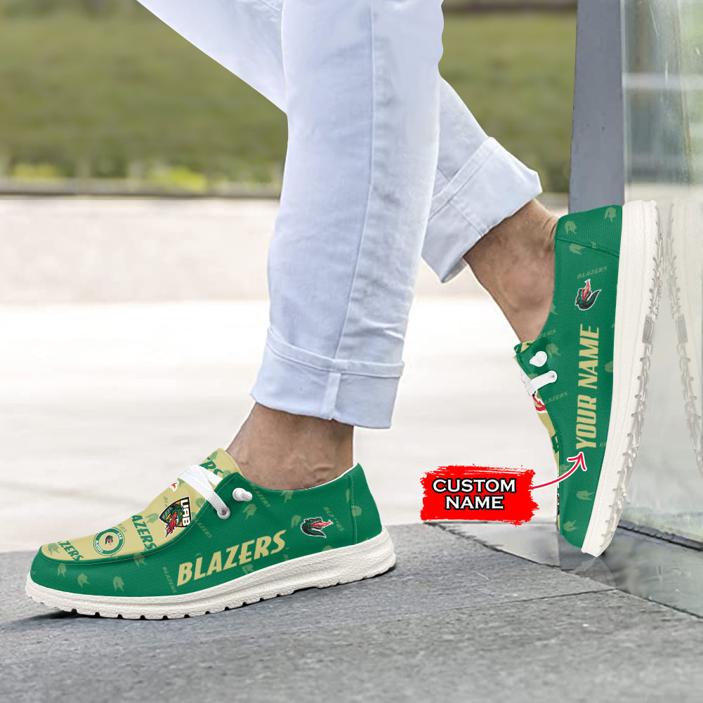 UAB Blazers H-D Shoes Wally Herren-Slipper zum Schnüren für Männer und Frauen