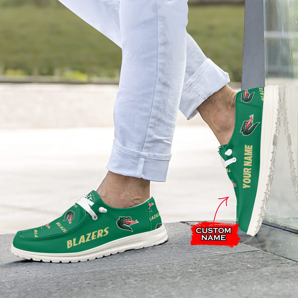 UAB Blazers H-D Shoes Wally Herren-Slipper zum Schnüren für Männer und Frauen