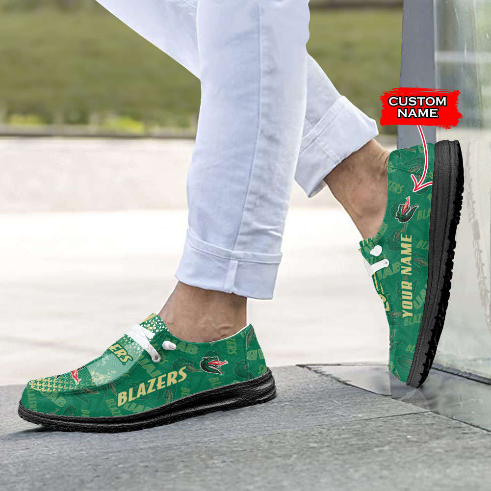 UAB Blazers personalisierte H-D-Sportschuhe – individuelles Namensdesign