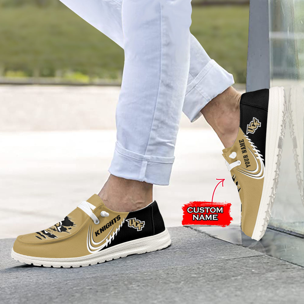 UCF Knights H-D Shoes Wally Herren-Slipper zum Schnüren für Männer und Frauen