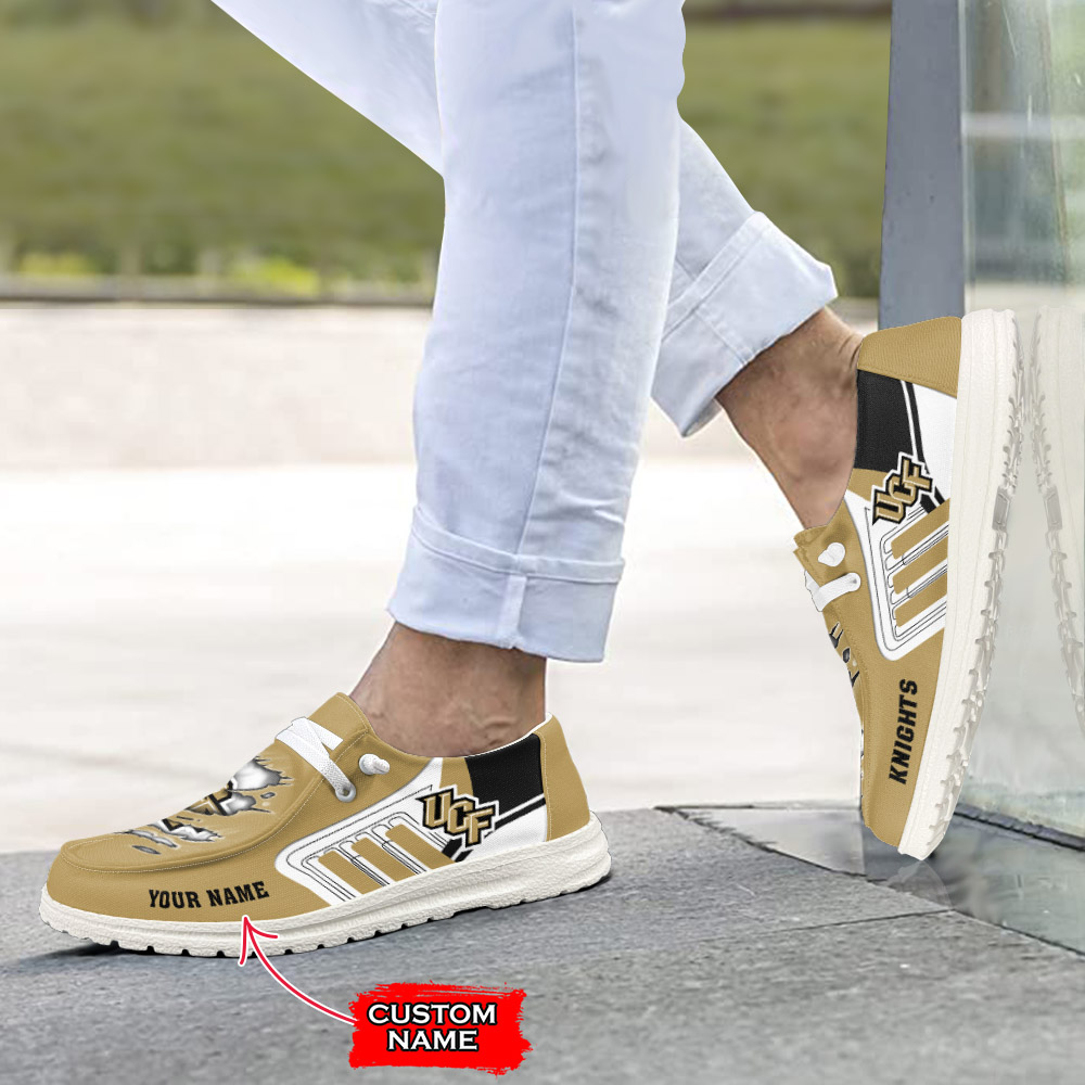 UCF Knights H-D Shoes Wally Herren-Slipper zum Schnüren für Männer und Frauen