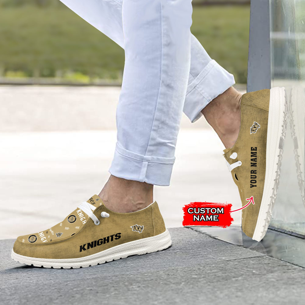 UCF Knights H-D Shoes Wally Herren-Slipper zum Schnüren für Männer und Frauen