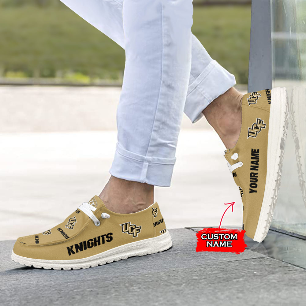 UCF Knights H-D Shoes Wally Herren-Slipper zum Schnüren für Männer und Frauen