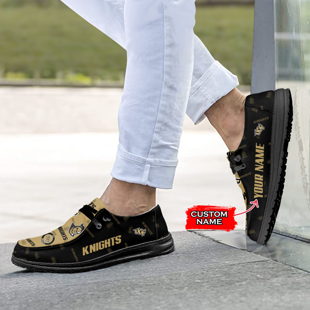 UCF Knights H-D Shoes Wally Herren-Slipper zum Schnüren für Männer und Frauen