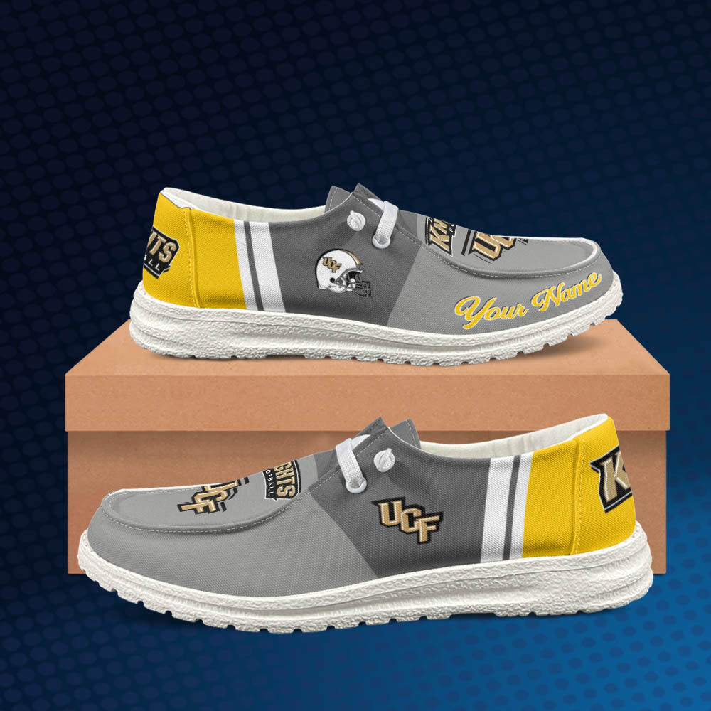 UCF Knights personalisierte H-D-Sportschuhe – individuelles Namensdesign