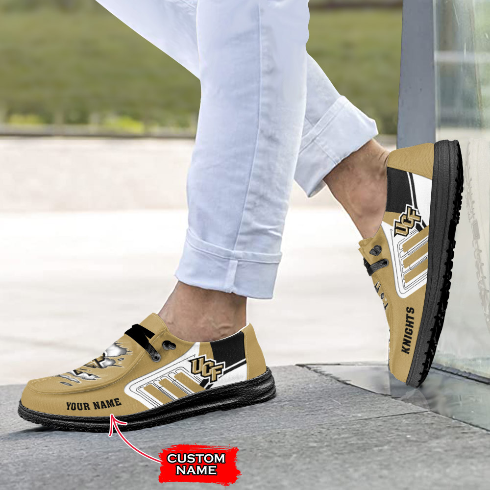 UCF Knights personalisierte H-D-Sportschuhe – individuelles Namensdesign