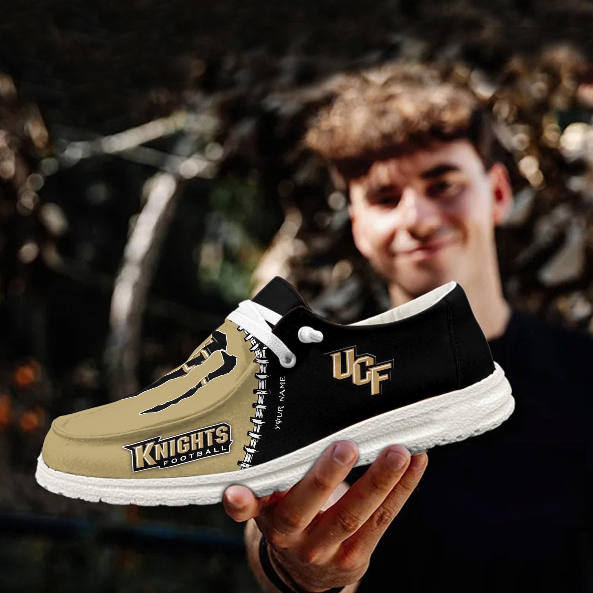 UCF Knights personalisierte H-D-Sportschuhe – individuelles Namensdesign
